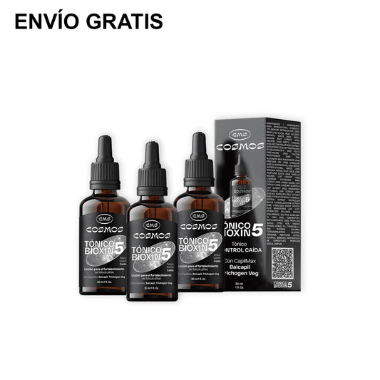 Tónico Anticaída Masculino CMS Cosmos Bioxin 5 PAGA 2 LLEVA 3