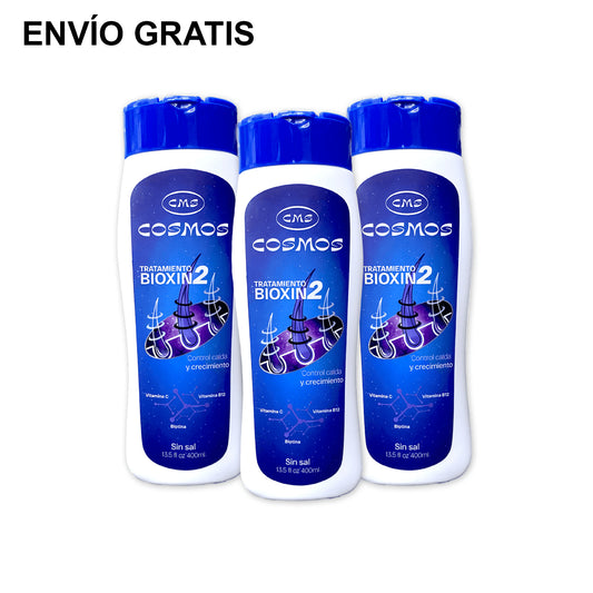 Tratamiento Anticaída Femenino CMS Cosmos Bioxin 2 PAGA 2 LLEVA 3